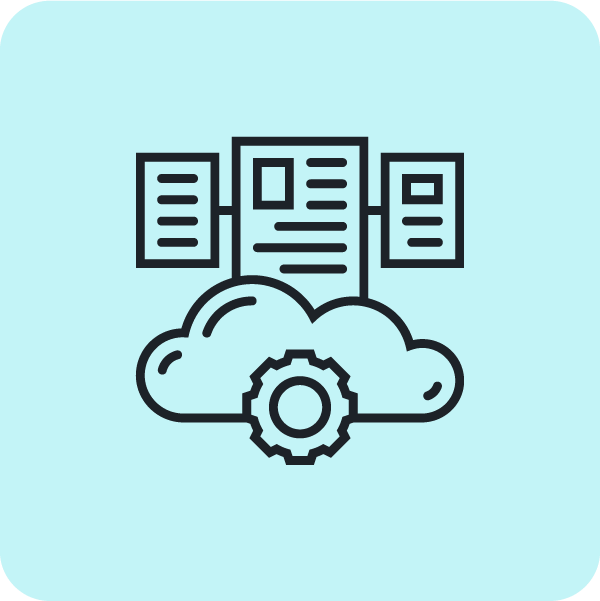 Hybrid Cloud pricing plan icon